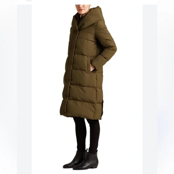 Lauren Ralph Lauren Pillow Hood
Longline Down & Feather Jacket Small - Picture 2 of 13